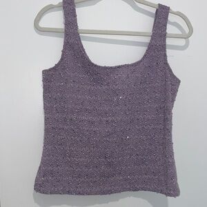 Light Purple Sparkly Women's Top